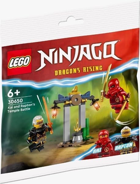 LEGO Ninjago Rapton minifigure holding a sword accessory on a white background