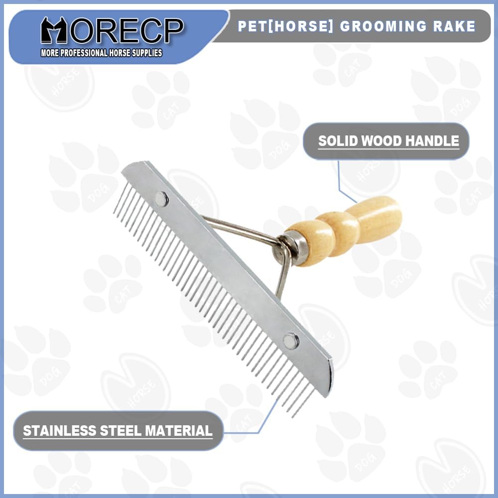 Close up of Fabloft shedding brush with stainless steel pins