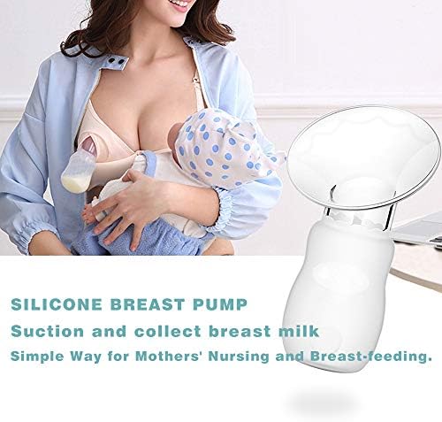 Wanateber 100ml lightweight pliable breast milk saver standing upright with its yellow airtight lid.