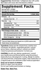 Garden of Life Minami Prenatal Omega 3 supplement bottle displayed with a natural lemon fruit
