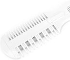 Professional pet thinning comb being used on cat fur
