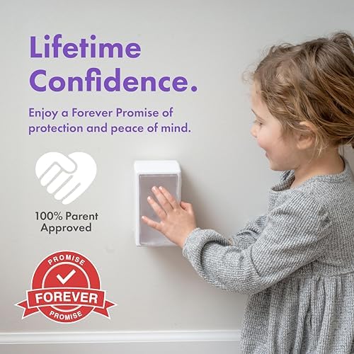 Baby Block electrical socket protector showing clear window