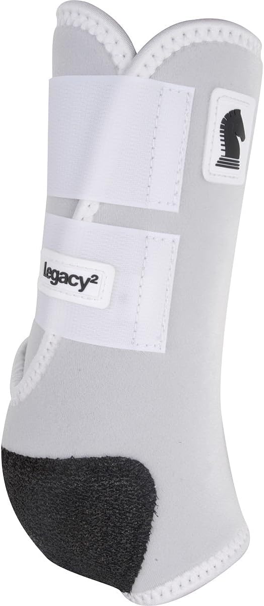 Classic Equine Legacy2 Support Boots, Front (Blue, Medium) - Image 13