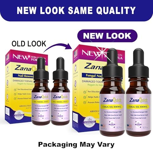 Two pack of ZanaQuick bottles showing the dropper applicator for easy use.