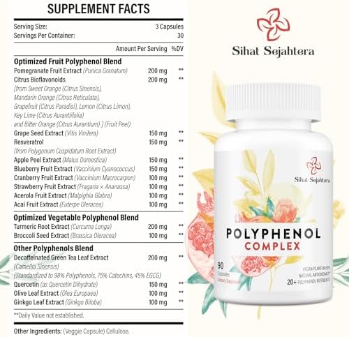 Sihat Sejahtera bottle showcasing antioxidant supplement benefits