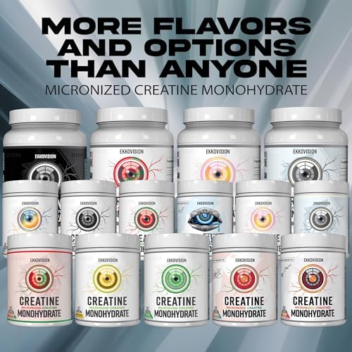 Scoop of fine micronized creatine powder for supplement
