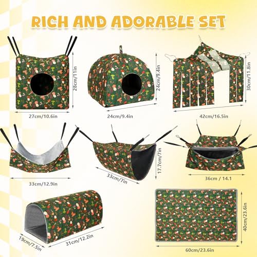 Geelin washable guinea pig hideout cave and floor mat close up texture view