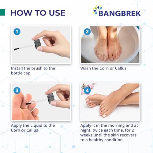 Bangbrek professional strength callus removal solution for smooth feet