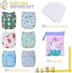 Wegreeco pocket diaper with microfiber insert layer