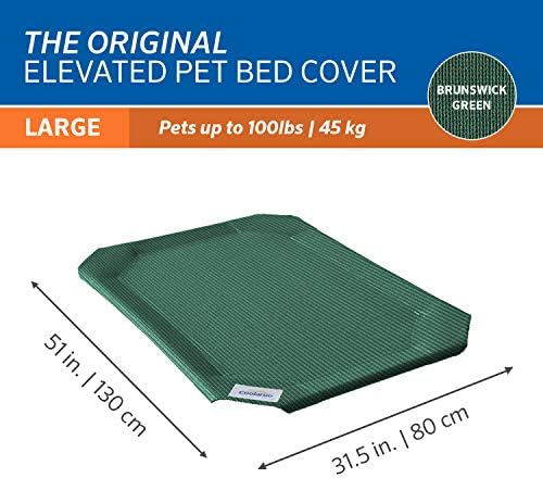 Washable high density polyethylene replacement mat for large breed cooling pet beds.