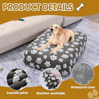 Balapet protective dog bed cover with waterproof layer performance test view
