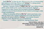 Individually wrapped Skin-Tac tacky skin prep wipes for sensitive skin protection