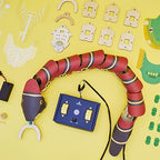 KiwiCo DIY Robotics kit wooden components and electronic parts