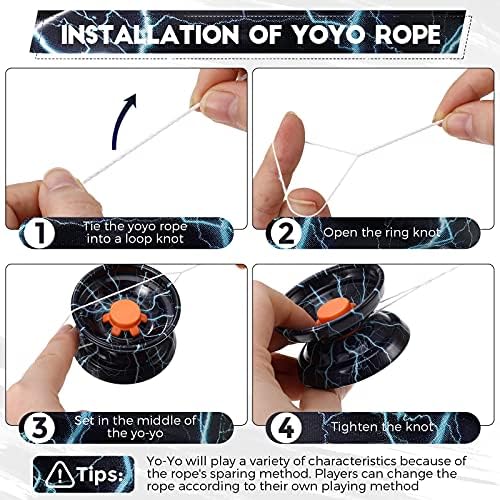 Beginner practicing string tricks with Chalyna alloy yoyo