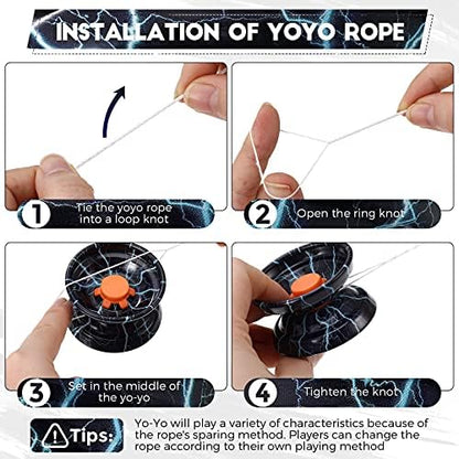 Beginner practicing string tricks with Chalyna alloy yoyo