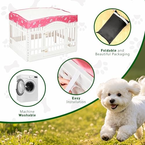 XiaTianDeShu 36 inch square dog fence top cover accessory packaging view