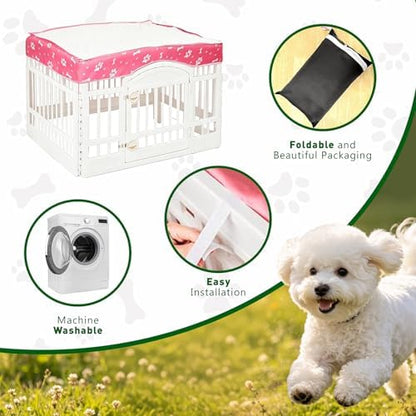 XiaTianDeShu 36 inch square dog fence top cover accessory packaging view