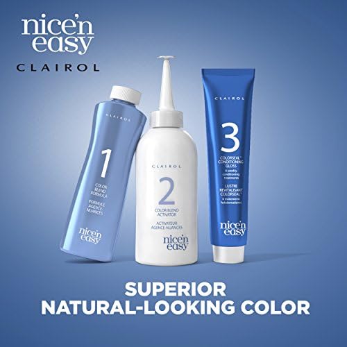 Detailed product label of Clairol Nice 'N Easy permanent hair dye 5R