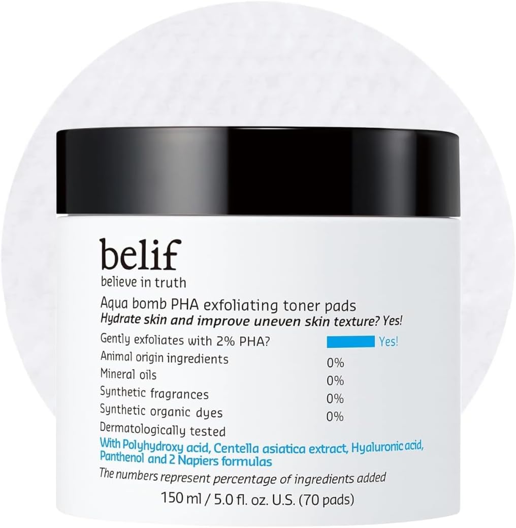 Belif PHA 2% Toner Pads container front view