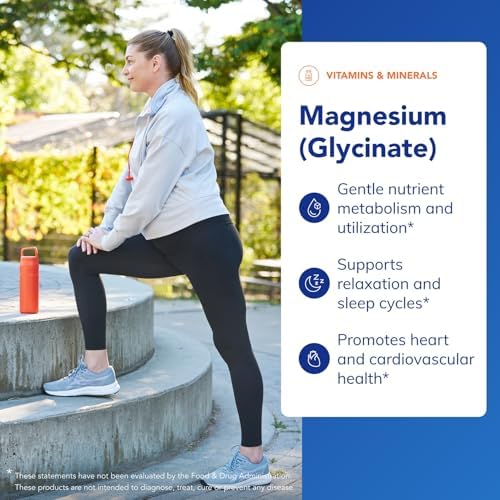 Hypoallergenic Pure Encapsulations Magnesium Glycinate capsules on a clean white background