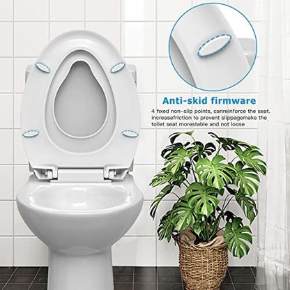 Hosslly magnetic toddler potty training seat lowered for child use position