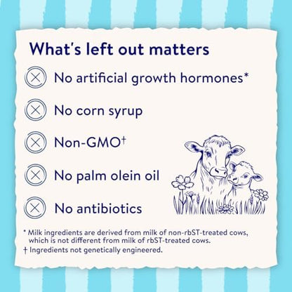 Close up of ingredients list on Similac non GMO infant formula