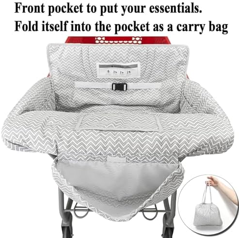 Love&go universal trolley cover with toy loops and phone pocket