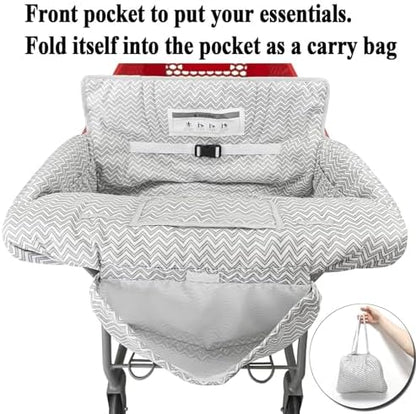 Love&go universal trolley cover with toy loops and phone pocket