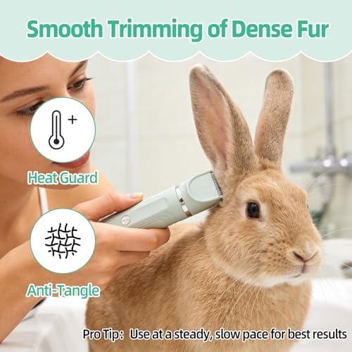 Lyrzzey green cordless grooming tool showing detachable ceramic blade assembly