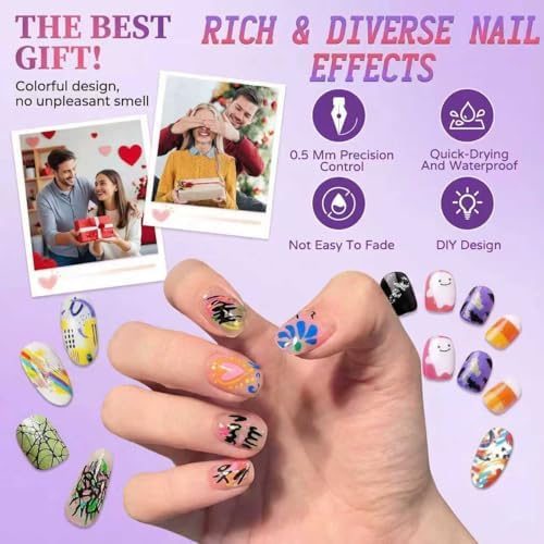 Wcatea nail art kit packaging and contents