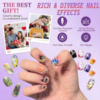 Wcatea nail art kit packaging and contents