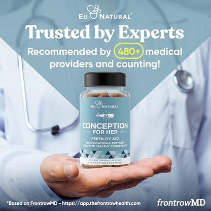 Back of Eu Natural Conception bottle showing ingredients