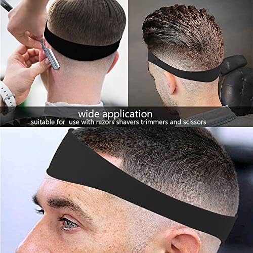 Flexible soft silicone haircut band demonstrating stretch and elastic durability.