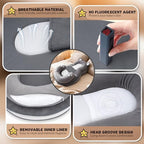 Kornsurte safety nursing pillow with bear ear detailing