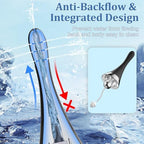 Electric enema bulb demonstrating 360-degree rotating spray technology.
