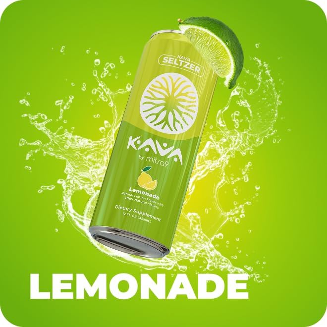 Mitra9 functional kava seltzer assortment for mood enhancement.