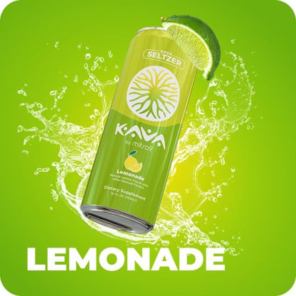 Mitra9 functional kava seltzer assortment for mood enhancement.