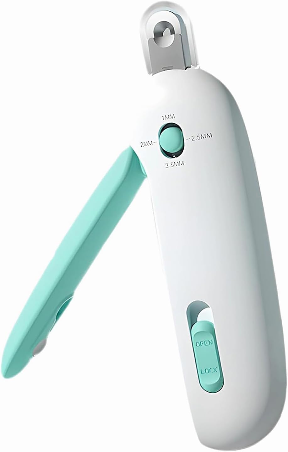 IFIAM adjustable cat nail clipper front view blue pet trimming tool