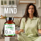 High potency ten to one concentration cognitive health dietary supplement bottle