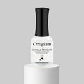 Creaglam Cuticle Remover Liquid front view glass bottle with black cap