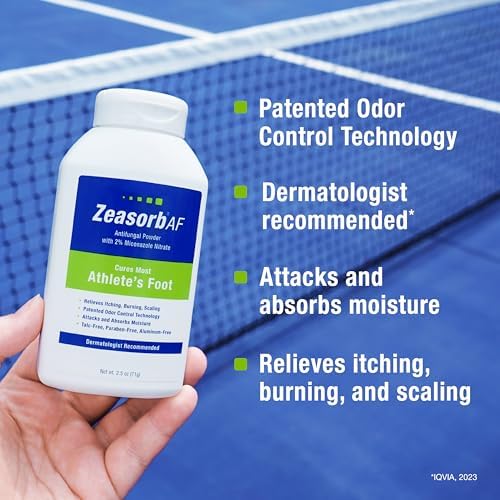 Zeasorb 2 percent Miconazole Nitrate foot powder label view
