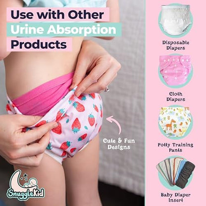 Reusable cloth diaper covers with TPU layer