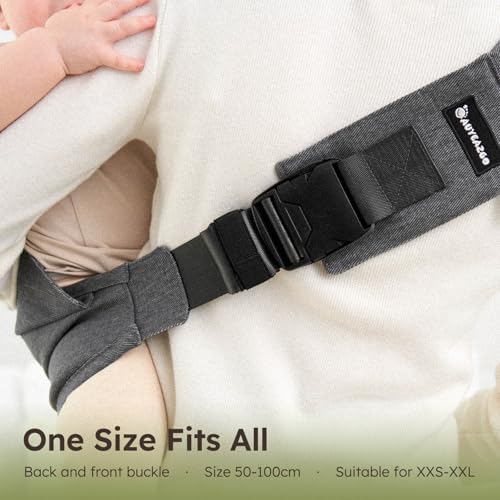Folded compact Auyeazgo toddler carrier for easy storage