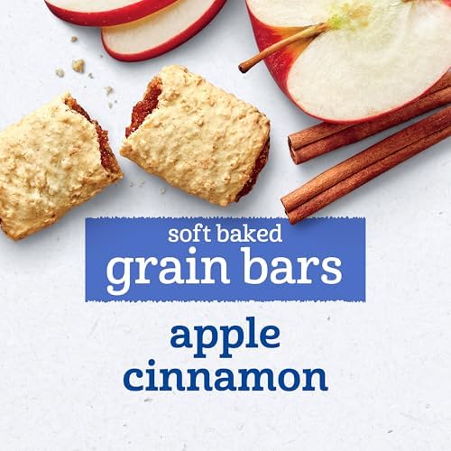 Gerber apple cinnamon soft baked snacks side panel packaging details