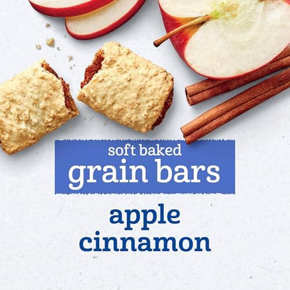 Gerber apple cinnamon soft baked snacks side panel packaging details