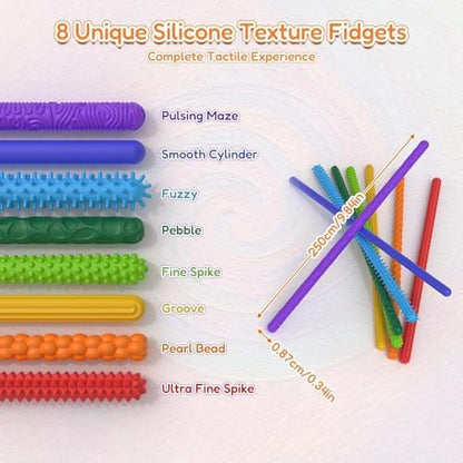 Flexible sensory fidget tools for classroom focus