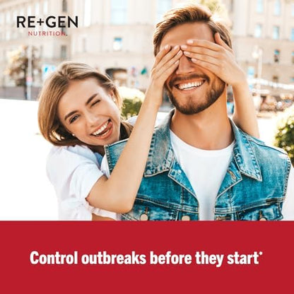 Supplement facts label of Re+Gen Immune Support
