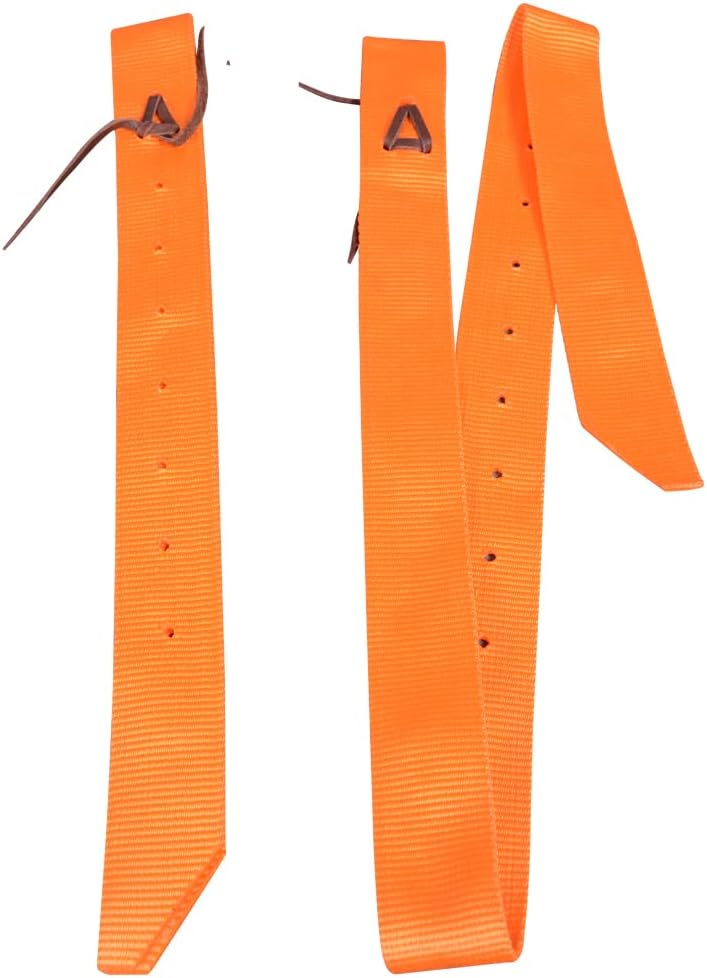 HILASON Premium Single Nylon Cinch Tie Strap and Off Billet Set | Saddle - Image 9