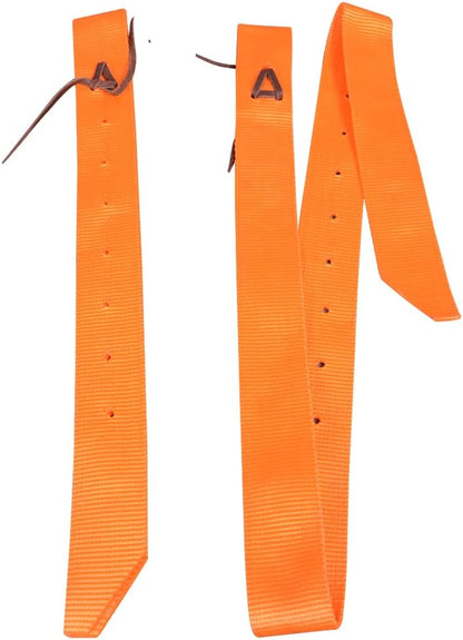 HILASON Premium Single Nylon Cinch Tie Strap and Off Billet Set | Saddle - Image 9