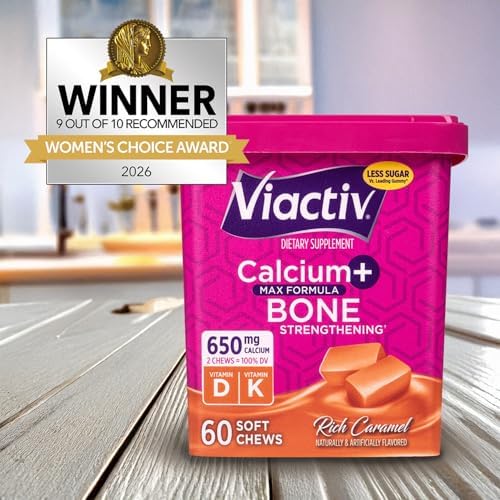 Viactiv bone health supplement caramel flavor pack
